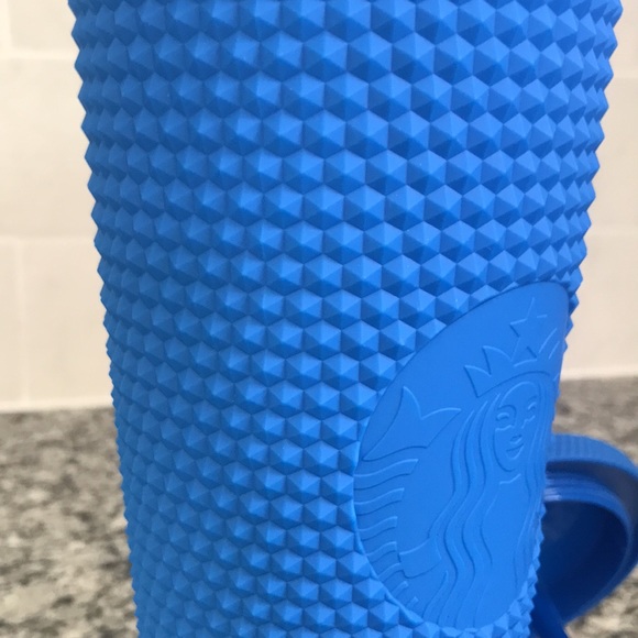 💙HP💙 NWT Starbucks Studded Blue Exclusive & Rare Tumbler 24oz - Picture 8 of 8